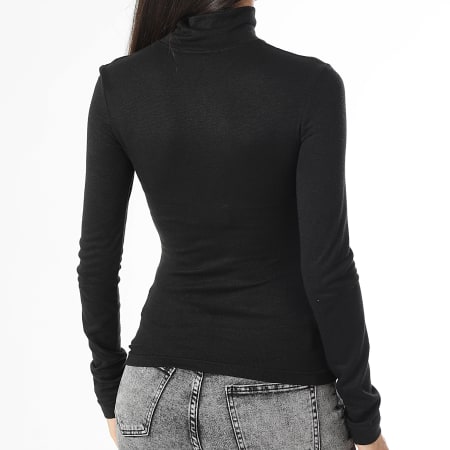 Guess Pull Col Roule Femme W4BP14 KCGM2 Noir LaBoutiqueOfficielle