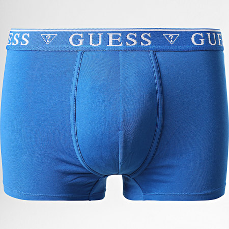 Guess - Lot De 5 Boxers U4YG16-K6YW1 Noir Blanc Gris Chiné Bleu Marine Bleu Roi