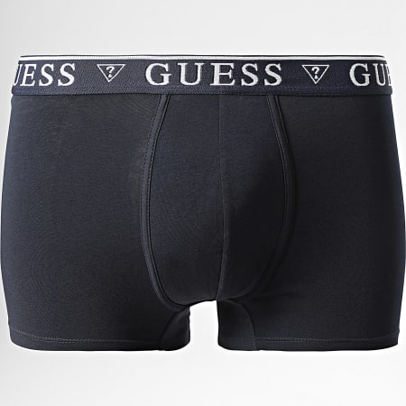 Guess - Lot De 5 Boxers U4YG16-K6YW1 Noir Blanc Gris Chiné Bleu Marine Bleu Roi