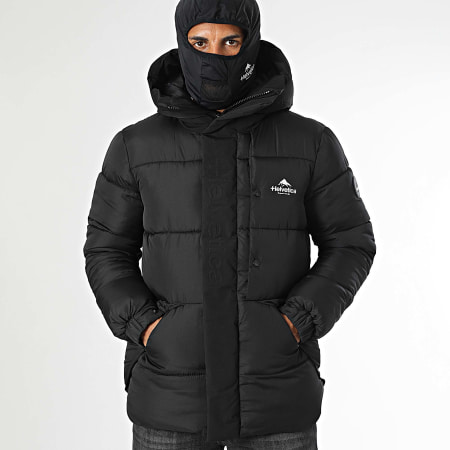 Helvetica - Doudoune Capuche Barnes Noir