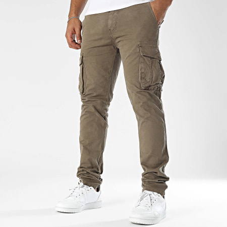 KZR - Pantalon Cargo Beige Foncé