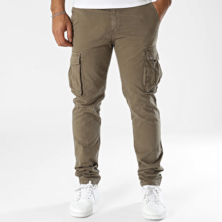 KZR - Pantalon Cargo Beige Foncé