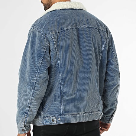 Levi's - Chaqueta con cuello de piel de oveja A5784 Azul