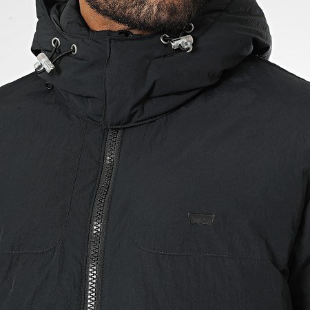 Levi's - A8557 Chaqueta con capucha Negro