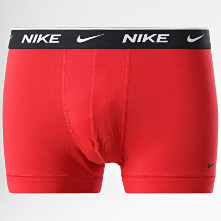 Nike - Lot De 2 Boxers KE1085 Rouge Gris Clair