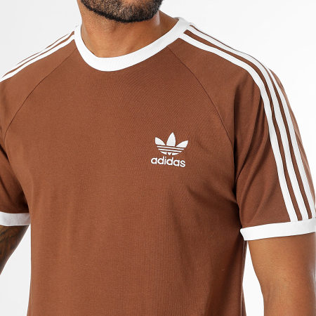 Adidas Originals - 3 Strepen T-shirt IZ3071 Bruin