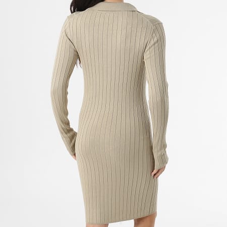 Only - Vestido Kate Beige Mujer