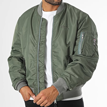 Schott NYC - MA-1 Cazadora Verde Caqui
