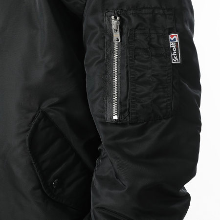 Schott NYC - Cazadora MA-1 Negro