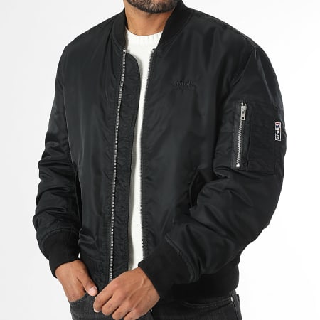 Schott NYC - Cazadora MA-1 Negro