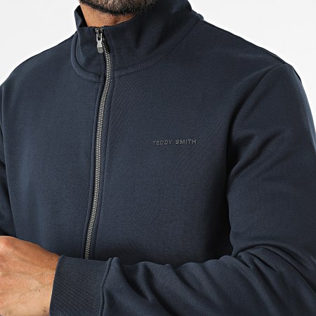 Teddy Smith - Sweat Zippé Narkus 10916923D Bleu Marine