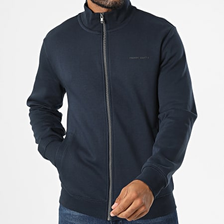 Teddy Smith - Sweat Zippé Narkus 10916923D Bleu Marine