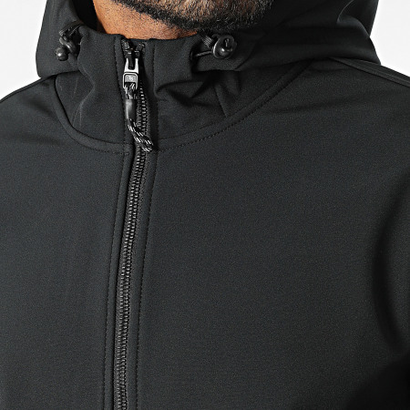 Teddy Smith - Reak 12016932D Chaqueta con capucha y cremallera Negro