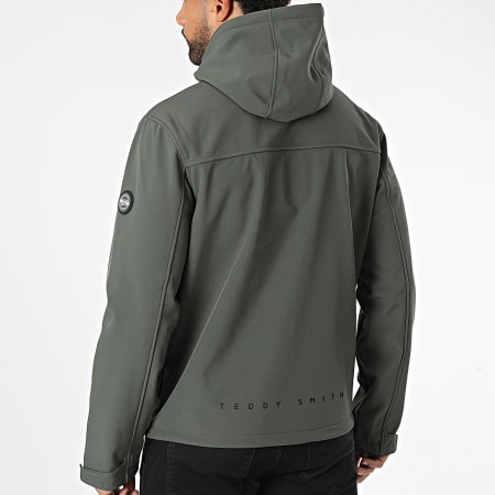 Teddy Smith - Chaqueta con capucha y cremallera Reak 12016932D Verde caqui
