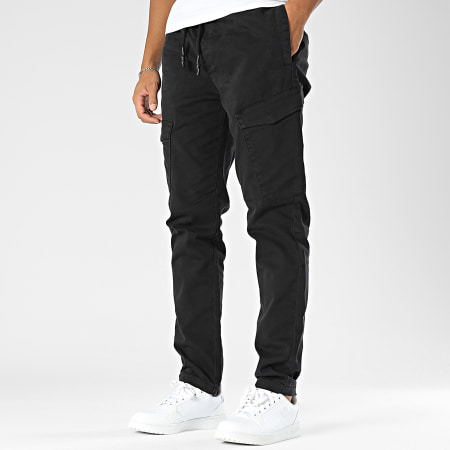 Teddy Smith - Pantalones Piky Cargo 10116971D Negro