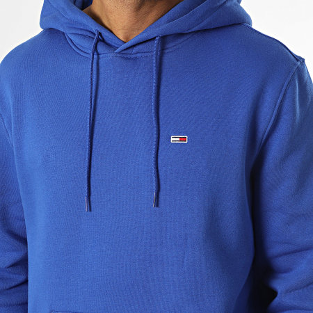 Tommy Jeans - Sweat Capuche Flag 0742 Bleu Roi
