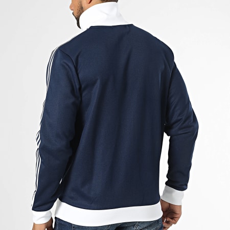 Adidas Originals - Sudadera clásica TT con cremallera IP0418 Azul marino Blanco