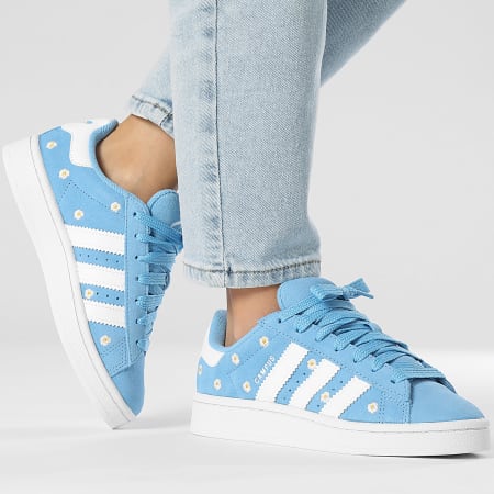 Adidas Originals - Sneakers Femme Campus 00s J IG6998 Light Blue Footwear  White - Ryses