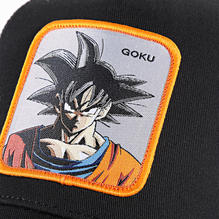 Capslab - Casquette Trucker Dragon Ball Z Goku Noir Orange