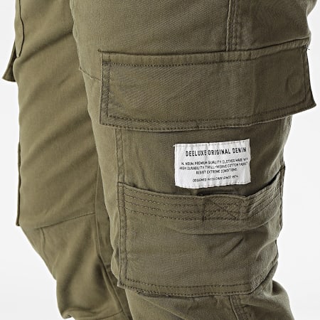 Deeluxe - Pantalon Cargo Regular Madison P7056M Vert Kaki
