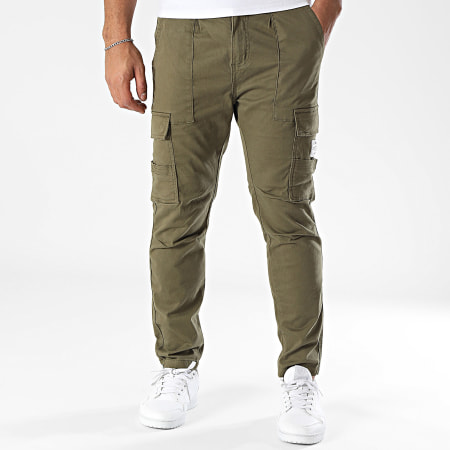 Deeluxe - Pantalon Cargo Regular Madison P7056M Vert Kaki