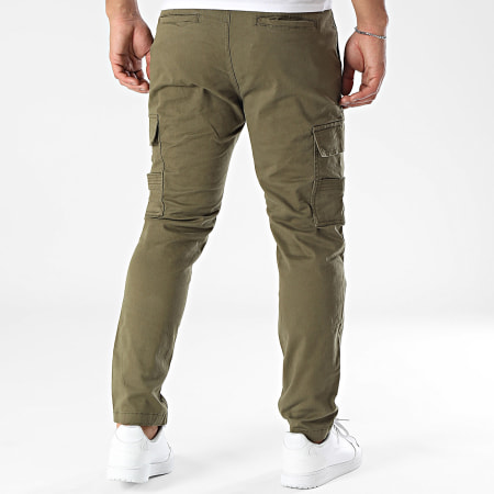 Deeluxe - Pantalon Cargo Regular Madison P7056M Vert Kaki