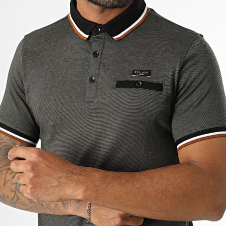 Polo Manches Courtes Drexler Vert Kaki Chine