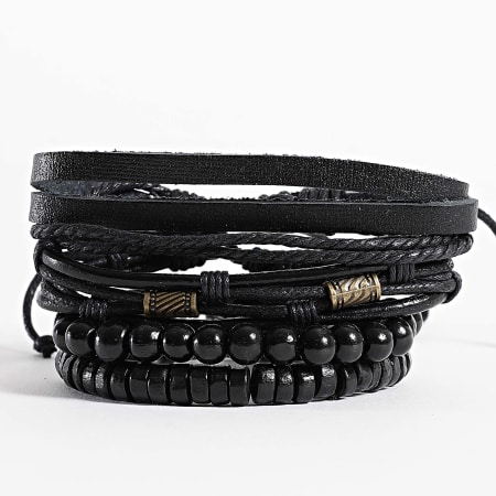 Deeluxe - Lot De 4 Bracelets 04V9800M Noir