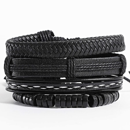 Deeluxe - Lot De 4 Bracelets 04V9800M Noir