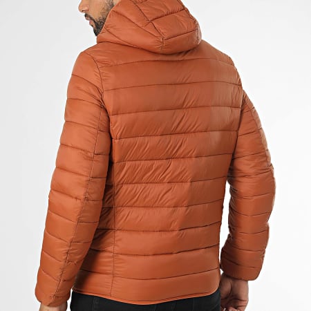 Kymaxx - Chaqueta naranja con capucha