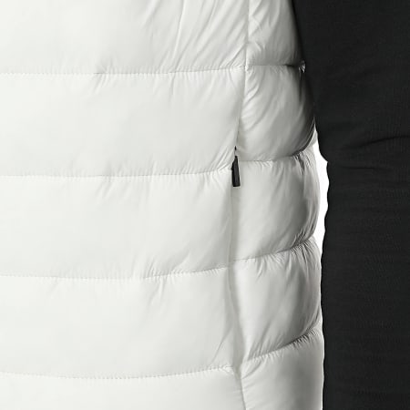 Kymaxx - Chaqueta sin mangas con capucha Blanco