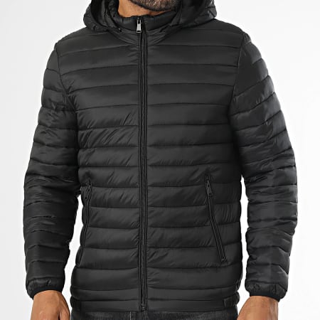 Kymaxx - Doudoune Capuche Noir