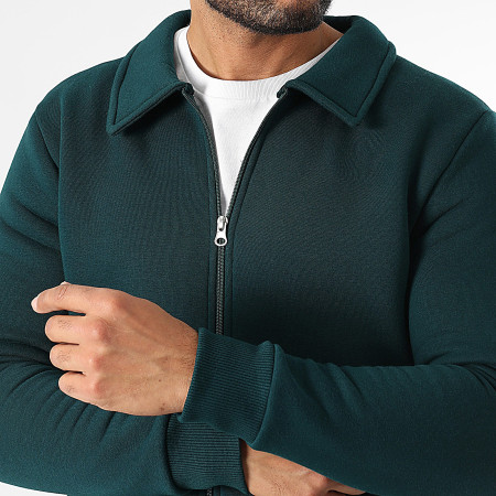 LBO - Veste Molleton Zippée 3619 Vert Bouteille