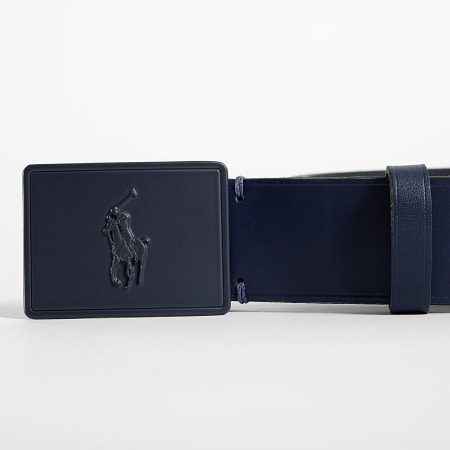 Polo Ralph Lauren - Ceinture Plaque Bleu Marine