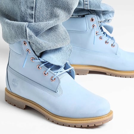 Boots Premium 6 In Lace Waterproof A2HR8 Light Blue Nubuck