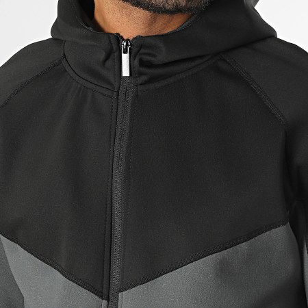 Zayne Paris  - Ensemble De Survetement Noir Gris Anthracite