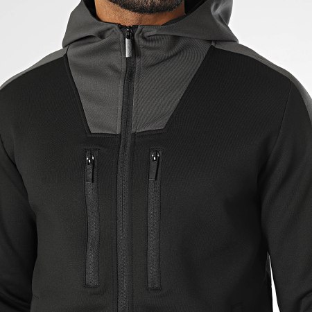 Zayne Paris  - Ensemble De Survetement Noir Gris