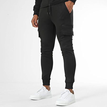 Zayne Paris  - Ensemble De Survetement Noir Gris