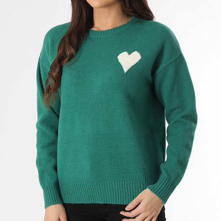 Deeluxe - Adonis Women's Crewneck Sweater Verde