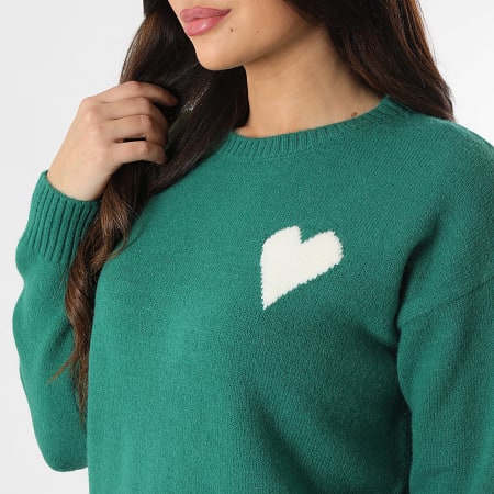 Deeluxe - Adonis Women's Crewneck Sweater Verde