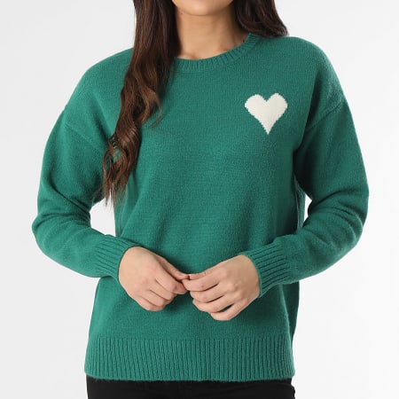 Deeluxe - Adonis Women's Crewneck Sweater Verde