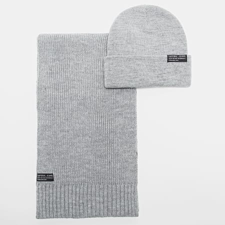 Kaporal - Lot Echarpe Et Bonnet BERAM08 Gris Chiné