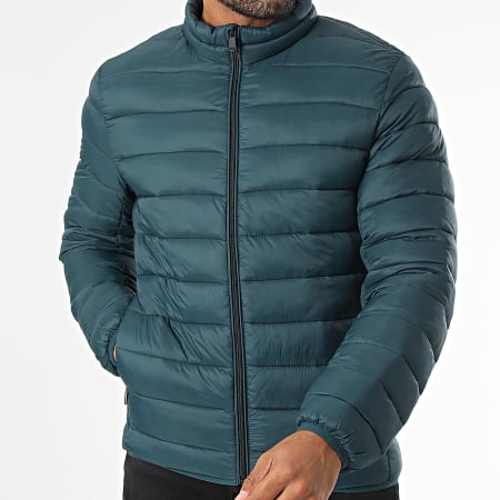 Kymaxx - Doudoune Bleu Pétrole