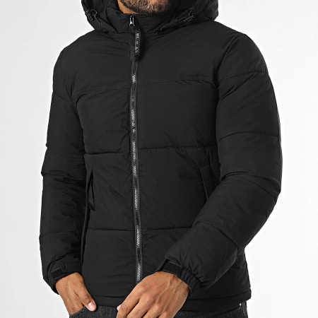 Kymaxx - Chaqueta negra con capucha