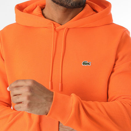 Lacoste - Ensemble De Survetement Logo Brodé Crocodile Orange