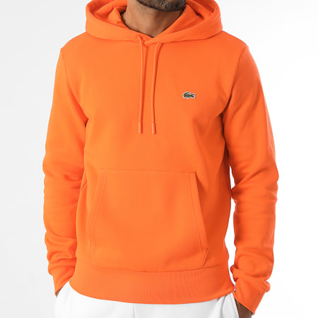 Lacoste - Ensemble De Survetement Logo Brodé Crocodile Orange