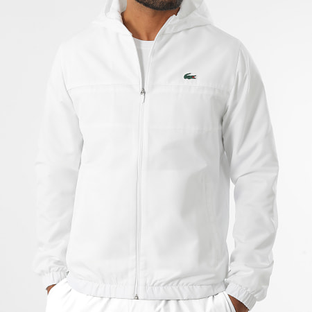 Lacoste Ensemble De Survetement Logo Brode Crocodile Blanc LaBoutiqueOfficielle