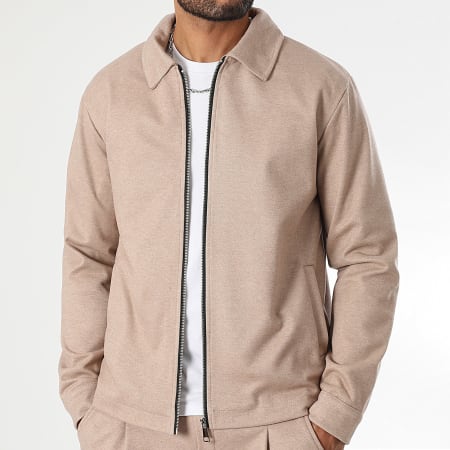 LBO - Veste Zippée Effet Laine 1476 Beige