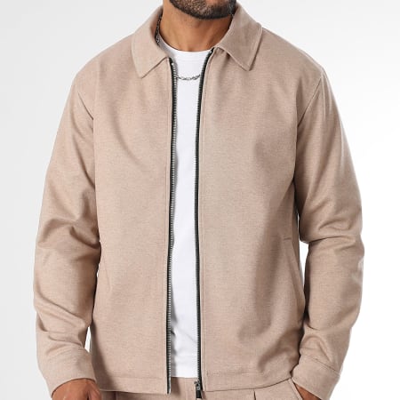 LBO - Veste Zippée Effet Laine 1476 Beige