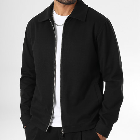 LBO - Veste Zippée Effet Laine 1477 Noir